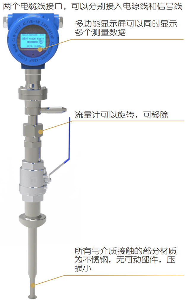 DN20熱式氣體質(zhì)量流量計結(jié)構(gòu)圖