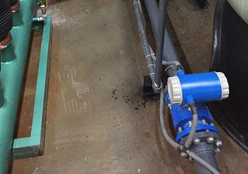 dn125電磁流量計(jì)現(xiàn)場安裝使用圖